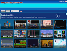 Tablet Screenshot of megamangames.com